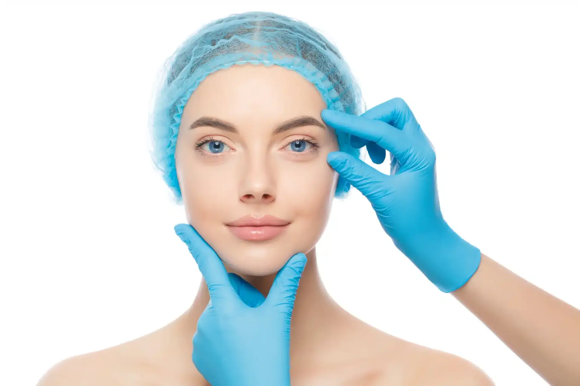 A West Palm Beach plastic surgery patient assessed before a procedure