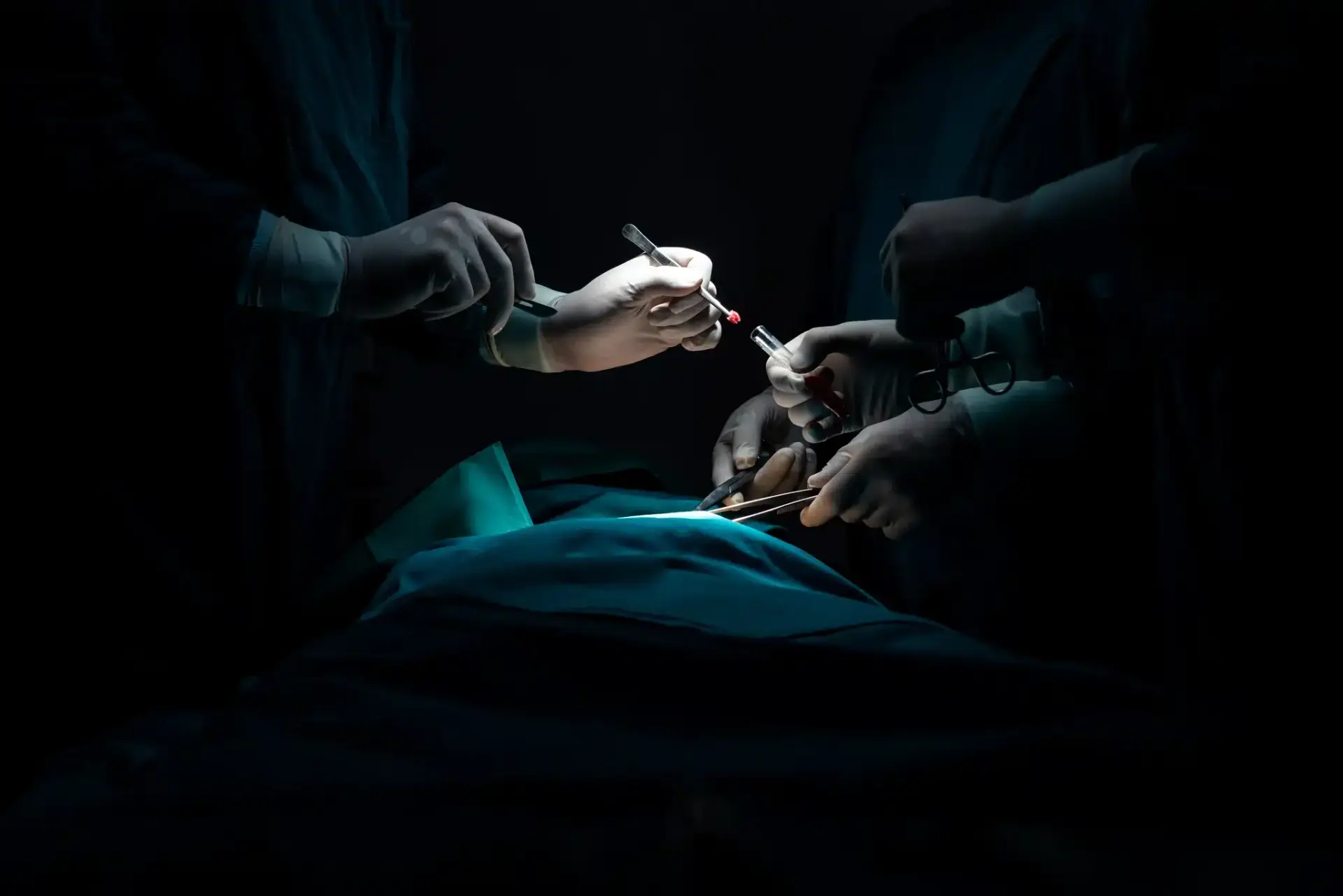 An accredited West Palm Beach operating room equipped for plastic surgery